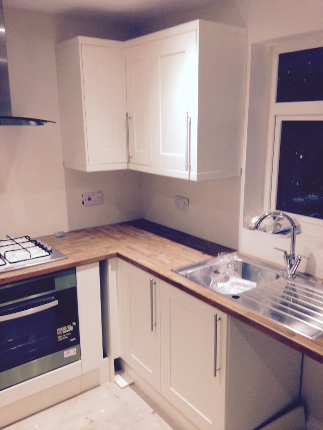 Contemporary fitted kitchen in Ipswich, Suffolk