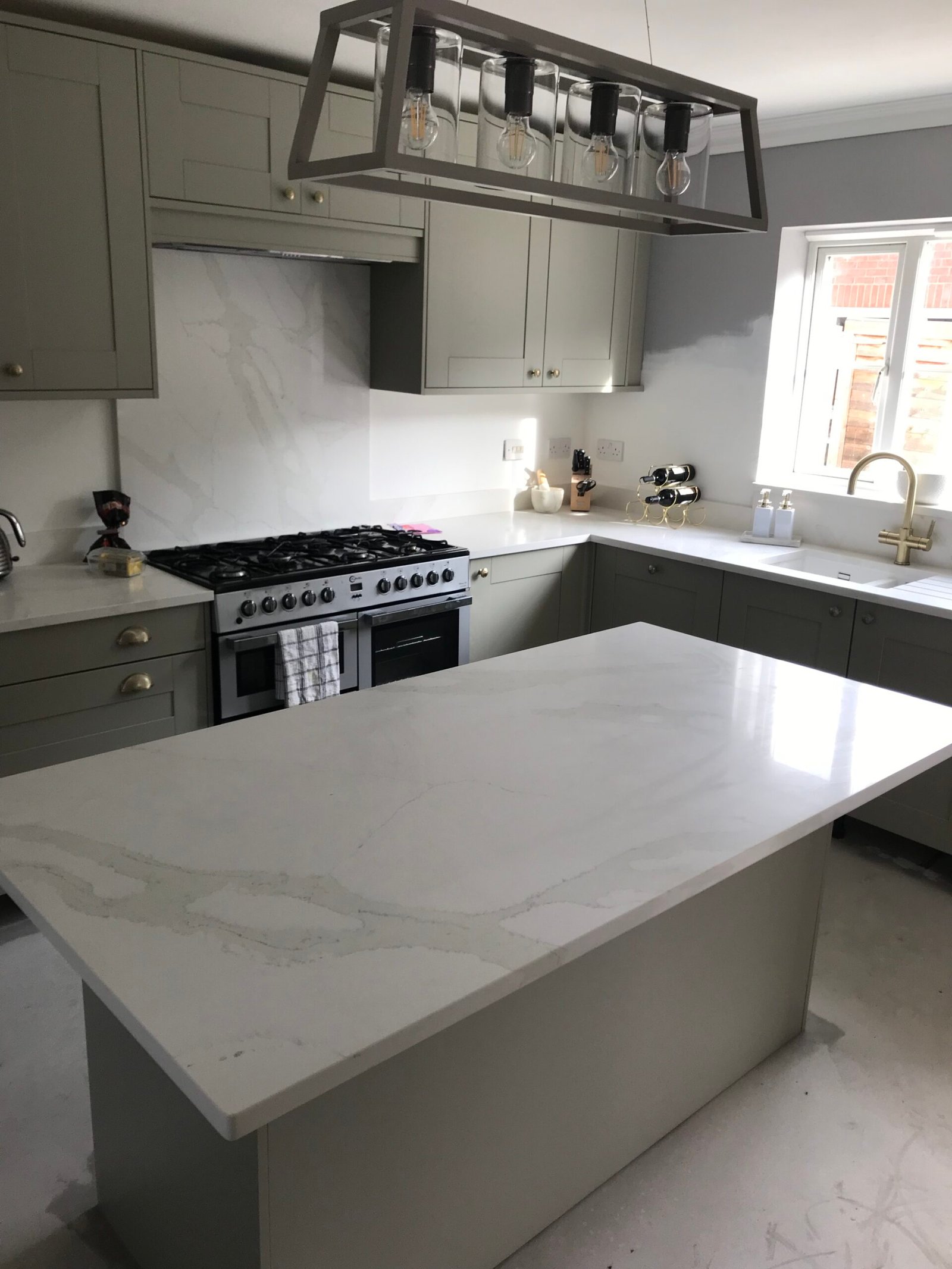 Modern fitted kitchen in Kesgrave, Suffolk
